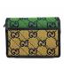 GUCCI (グッチ) コンパクトウォレット グリーン×ピンク×イエロー：25000円