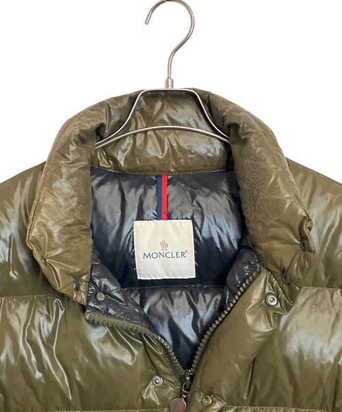 MONCLER（モンクレール）MONCLER (モンクレール) ダウンジャケット カーキ サイズ:Lの古着・服飾アイテム