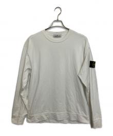 STONE ISLAND（ストーンアイランド）の古着「長袖Tシャツ」｜ホワイト