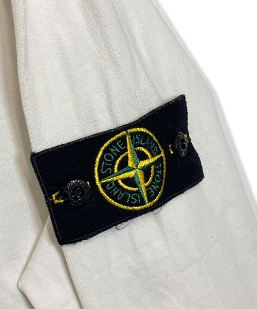 STONE ISLAND（ストーンアイランド）STONE ISLAND (ストーンアイランド) 長袖Tシャツ ホワイト サイズ:Mの古着・服飾アイテム