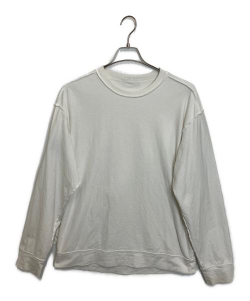 STONE ISLAND（ストーンアイランド）STONE ISLAND (ストーンアイランド) 長袖Tシャツ ホワイト サイズ:Mの古着・服飾アイテム