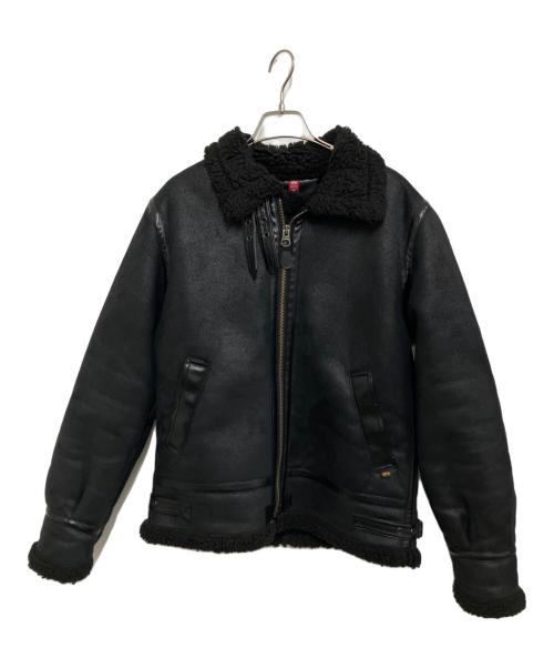 ALPHA（アルファ）ALPHA (アルファ) フライトジャケット ブラック サイズ:Mの古着・服飾アイテム