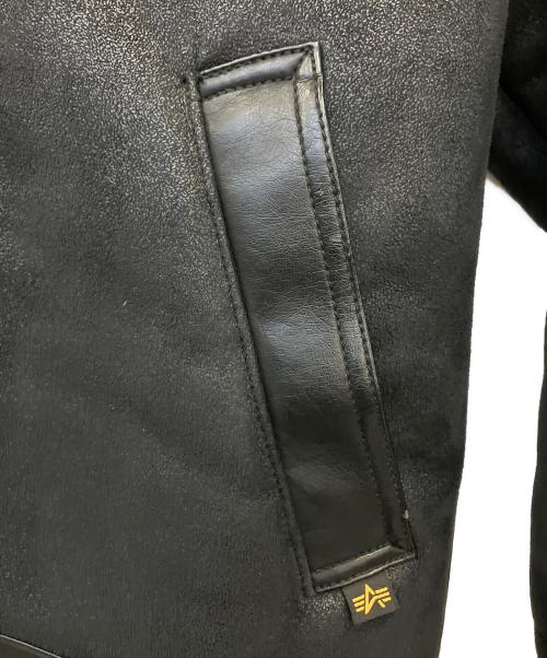 ALPHA（アルファ）ALPHA (アルファ) フライトジャケット ブラック サイズ:Mの古着・服飾アイテム