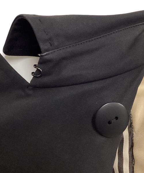 BURBERRY LONDON（バーバリーロンドン）BURBERRY LONDON (バーバリーロンドン) ショートトレンチコート ブラック サイズ:Mの古着・服飾アイテム