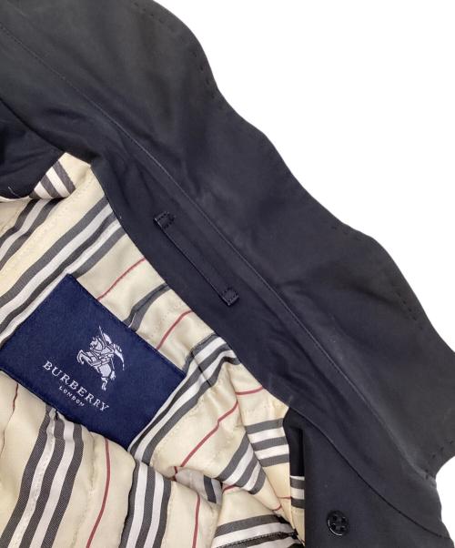 BURBERRY LONDON（バーバリーロンドン）BURBERRY LONDON (バーバリーロンドン) ショートトレンチコート ブラック サイズ:Mの古着・服飾アイテム