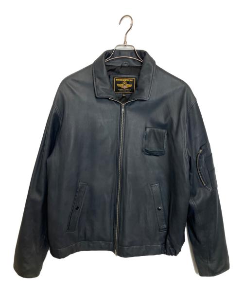 MORGAN MEMPHIS BELLE（モーガン メンフィス ベル）MORGAN MEMPHIS BELLE (モーガン メンフィス ベル) レザージャケット ブラック サイズ:XLの古着・服飾アイテム