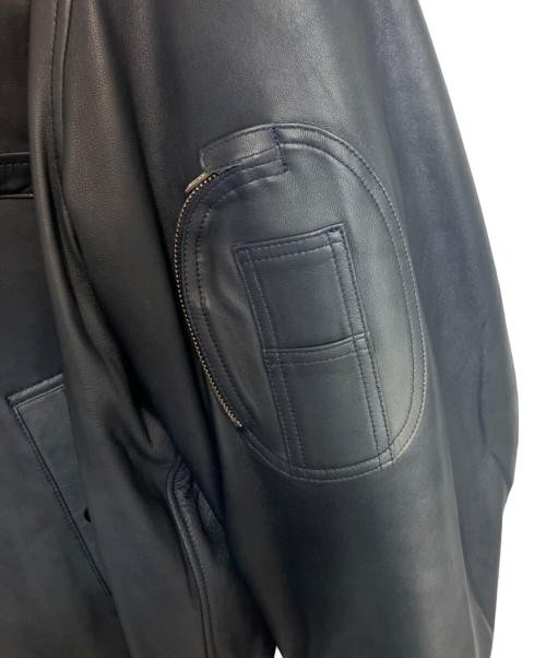 MORGAN MEMPHIS BELLE（モーガン メンフィス ベル）MORGAN MEMPHIS BELLE (モーガン メンフィス ベル) レザージャケット ブラック サイズ:XLの古着・服飾アイテム