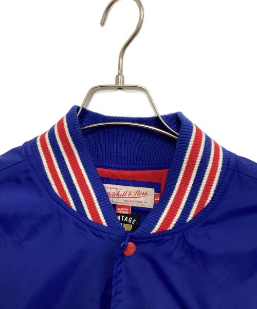 MITCHELL & NESS（ミッチェルアンドネス）MITCHELL & NESS (ミッチェルアンドネス) スタジャン ブルー サイズ:Lの古着・服飾アイテム