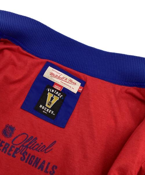 MITCHELL & NESS（ミッチェルアンドネス）MITCHELL & NESS (ミッチェルアンドネス) スタジャン ブルー サイズ:Lの古着・服飾アイテム