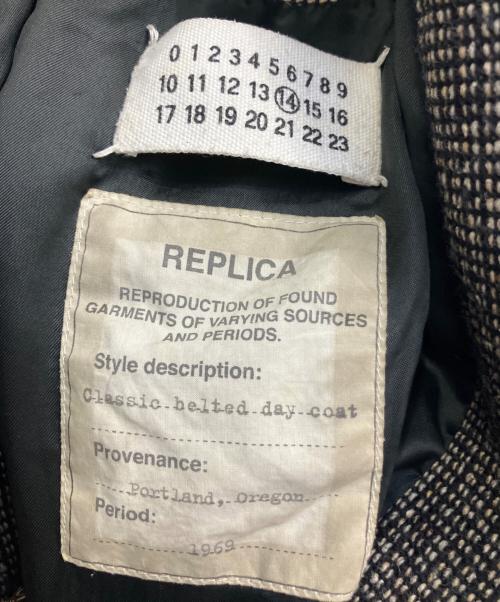 Maison Margiela（メゾンマルジェラ）Maison Margiela (メゾンマルジェラ) Replica Oregon Belted Day Coat グレー サイズ:48の古着・服飾アイテム