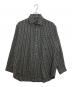 COMME des GARCONS HOMME PLUS（コムデギャルソンオムプリュス）の古着「wide silhouette wool check shirt」｜ブラック