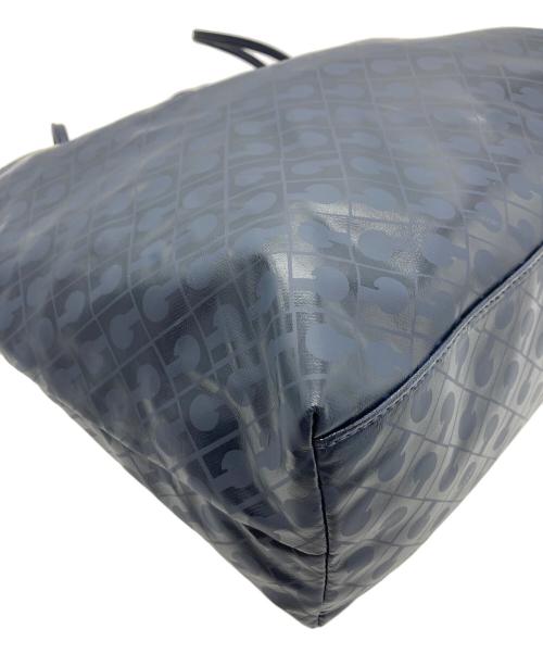 GHERARDINI（ゲラルディーニ）GHERARDINI (ゲラルディーニ) トートバッグ ネイビー×シルバーの古着・服飾アイテム