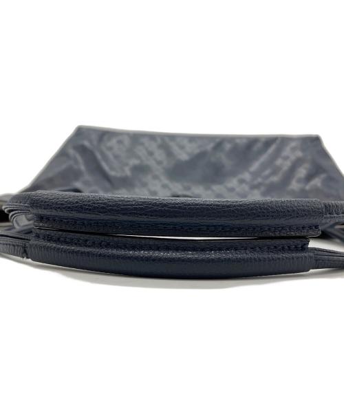 GHERARDINI（ゲラルディーニ）GHERARDINI (ゲラルディーニ) トートバッグ ネイビー×シルバーの古着・服飾アイテム