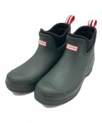 HUNTERハンター）の古着「プレイ チェルシー ネオプレーン ブーツ」｜モスグリーン