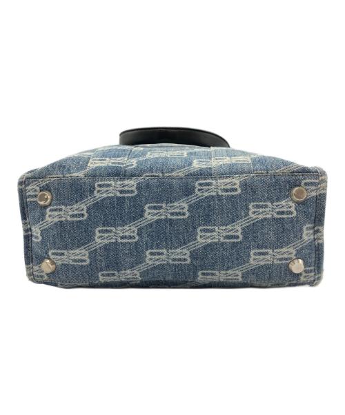 BALENCIAGA（バレンシアガ）BALENCIAGA (バレンシアガ) 2WAYバッグ ブルー×ブラックの古着・服飾アイテム