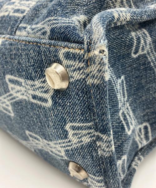 BALENCIAGA（バレンシアガ）BALENCIAGA (バレンシアガ) 2WAYバッグ ブルー×ブラックの古着・服飾アイテム