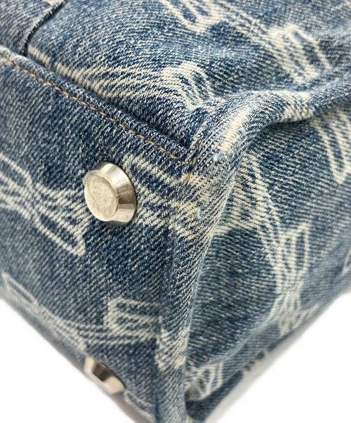 BALENCIAGA（バレンシアガ）BALENCIAGA (バレンシアガ) 2WAYバッグ ブルー×ブラックの古着・服飾アイテム