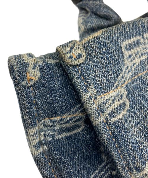 BALENCIAGA（バレンシアガ）BALENCIAGA (バレンシアガ) 2WAYバッグ ブルー×ブラックの古着・服飾アイテム