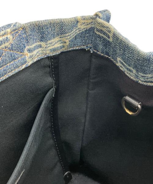 BALENCIAGA（バレンシアガ）BALENCIAGA (バレンシアガ) 2WAYバッグ ブルー×ブラックの古着・服飾アイテム