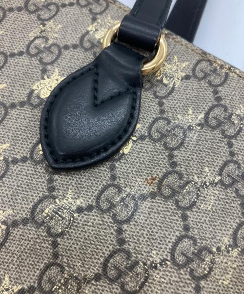 GUCCI（グッチ）GUCCI (グッチ) 2WAYバッグ ベージュ×ブラックの古着・服飾アイテム