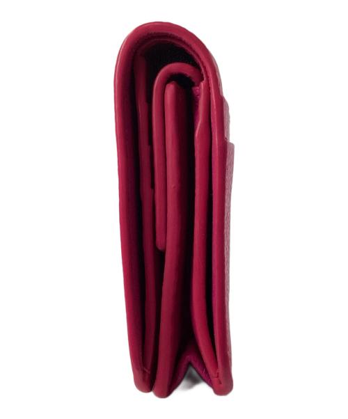 BALENCIAGA（バレンシアガ）BALENCIAGA (バレンシアガ) 2つ折り財布 ショッキングピンクの古着・服飾アイテム