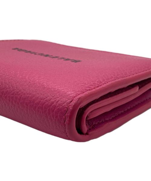 BALENCIAGA（バレンシアガ）BALENCIAGA (バレンシアガ) 2つ折り財布 ショッキングピンクの古着・服飾アイテム