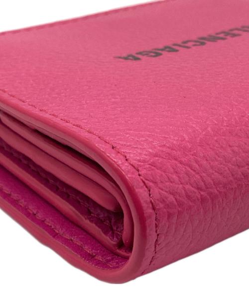 BALENCIAGA（バレンシアガ）BALENCIAGA (バレンシアガ) 2つ折り財布 ショッキングピンクの古着・服飾アイテム