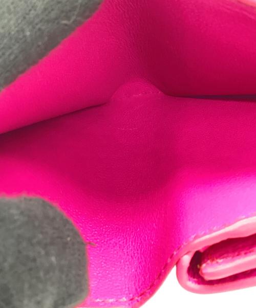 BALENCIAGA（バレンシアガ）BALENCIAGA (バレンシアガ) 2つ折り財布 ショッキングピンクの古着・服飾アイテム