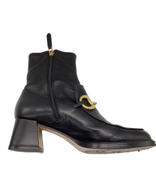 GUCCI（グッチ）GUCCI (グッチ) ホースビットアンクルブーツ ブラック サイズ:26cmの古着・服飾アイテム