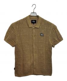 stussy（ステューシー）の古着「crochet shirts」｜ベージュ