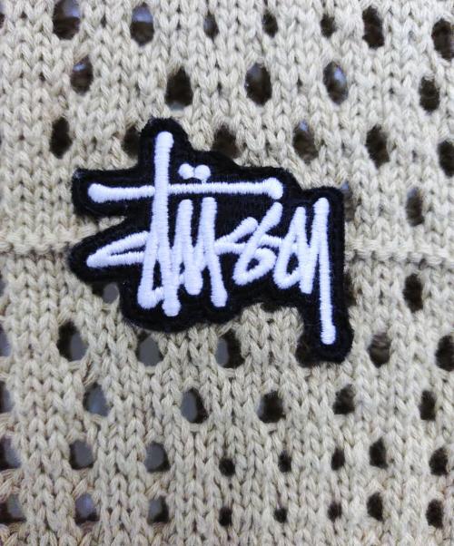 stussy（ステューシー）stussy (ステューシー) crochet shirts ベージュ サイズ:Sの古着・服飾アイテム