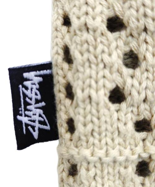 stussy（ステューシー）stussy (ステューシー) crochet shirts ベージュ サイズ:Sの古着・服飾アイテム
