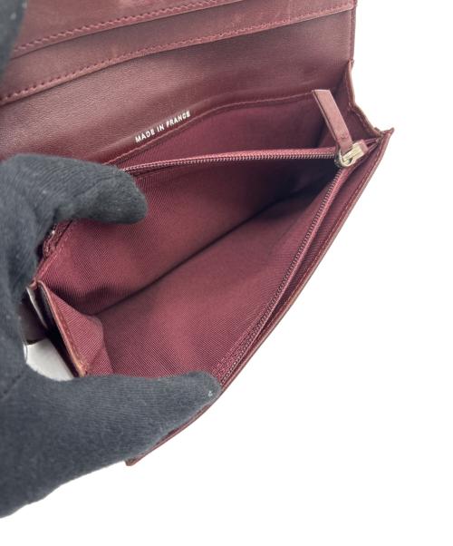 CHANEL（シャネル）CHANEL (シャネル) 2つ折り長財布 ブラックの古着・服飾アイテム