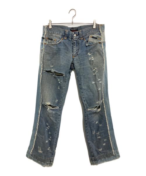 DOLCE & GABBANA（ドルチェ＆ガッバーナ）DOLCE & GABBANA (ドルチェ＆ガッバーナ) デニムパンツ ブルー サイズ:Lの古着・服飾アイテム