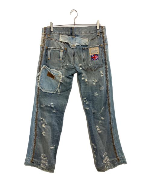 DOLCE & GABBANA（ドルチェ＆ガッバーナ）DOLCE & GABBANA (ドルチェ＆ガッバーナ) デニムパンツ ブルー サイズ:Lの古着・服飾アイテム