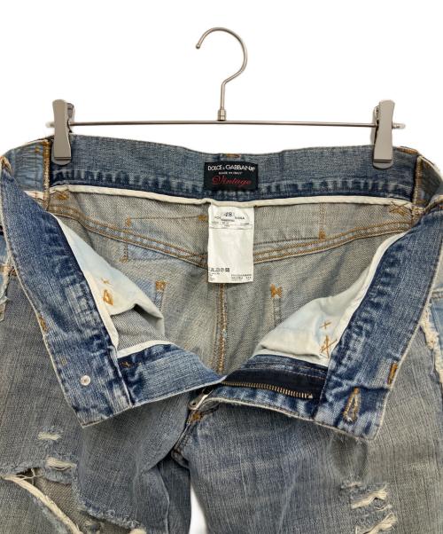DOLCE & GABBANA（ドルチェ＆ガッバーナ）DOLCE & GABBANA (ドルチェ＆ガッバーナ) デニムパンツ ブルー サイズ:Lの古着・服飾アイテム
