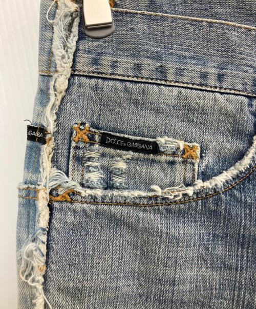 DOLCE & GABBANA（ドルチェ＆ガッバーナ）DOLCE & GABBANA (ドルチェ＆ガッバーナ) デニムパンツ ブルー サイズ:Lの古着・服飾アイテム