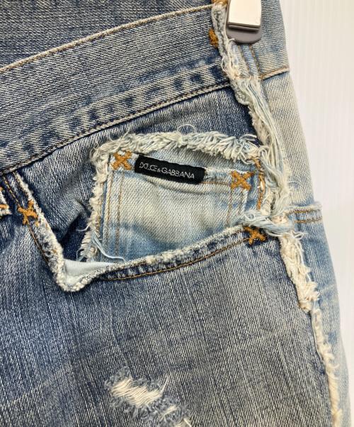 DOLCE & GABBANA（ドルチェ＆ガッバーナ）DOLCE & GABBANA (ドルチェ＆ガッバーナ) デニムパンツ ブルー サイズ:Lの古着・服飾アイテム
