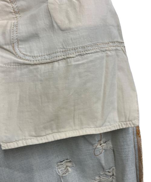 DOLCE & GABBANA（ドルチェ＆ガッバーナ）DOLCE & GABBANA (ドルチェ＆ガッバーナ) 刺繍デニムパンツ サックスブルー サイズ:XLの古着・服飾アイテム