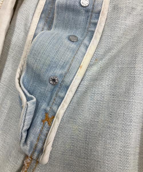 DOLCE & GABBANA（ドルチェ＆ガッバーナ）DOLCE & GABBANA (ドルチェ＆ガッバーナ) 刺繍デニムパンツ サックスブルー サイズ:XLの古着・服飾アイテム