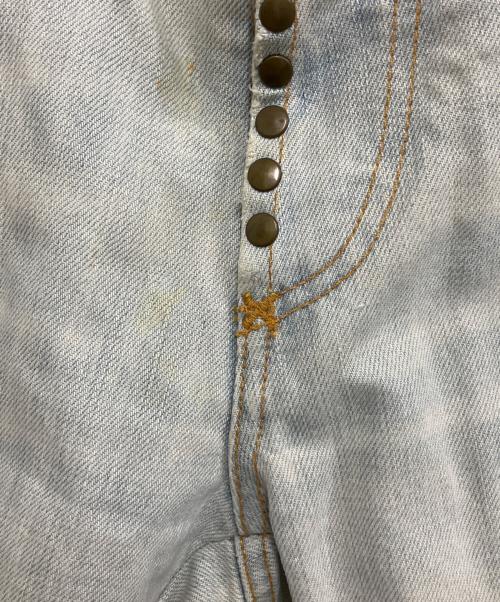 DOLCE & GABBANA（ドルチェ＆ガッバーナ）DOLCE & GABBANA (ドルチェ＆ガッバーナ) 刺繍デニムパンツ サックスブルー サイズ:XLの古着・服飾アイテム