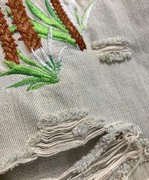 DOLCE & GABBANA（ドルチェ＆ガッバーナ）DOLCE & GABBANA (ドルチェ＆ガッバーナ) 刺繍デニムパンツ サックスブルー サイズ:XLの古着・服飾アイテム