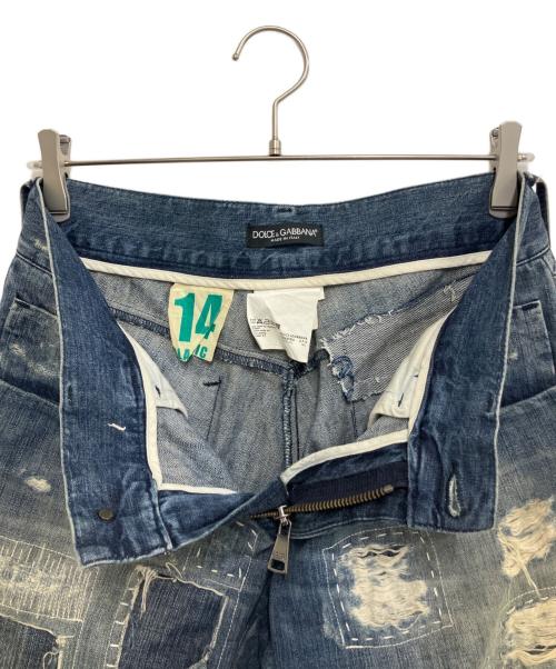 DOLCE & GABBANA（ドルチェ＆ガッバーナ）DOLCE & GABBANA (ドルチェ＆ガッバーナ) デニムパンツ ブルー サイズ:Sの古着・服飾アイテム