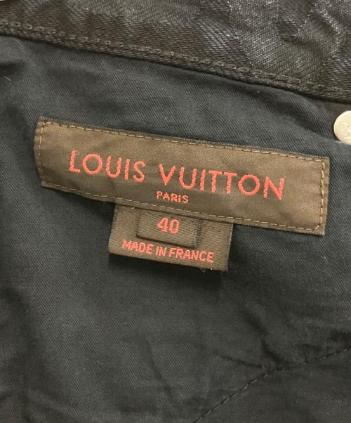 LOUIS VUITTON（ルイ ヴィトン）LOUIS VUITTON (ルイ ヴィトン) デニムパンツ ブラック サイズ:L(UK 40)の古着・服飾アイテム