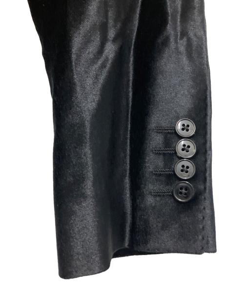 DOLCE & GABBANA（ドルチェ＆ガッバーナ）DOLCE & GABBANA (ドルチェ＆ガッバーナ) ベロアジャケット ブラック サイズ:Lの古着・服飾アイテム