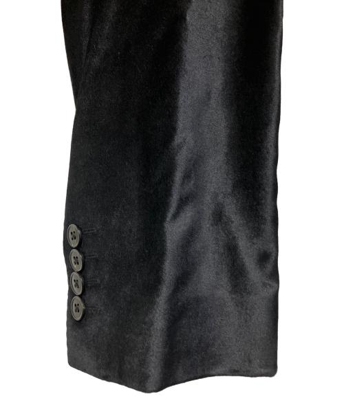 DOLCE & GABBANA（ドルチェ＆ガッバーナ）DOLCE & GABBANA (ドルチェ＆ガッバーナ) ベロアジャケット ブラック サイズ:Lの古着・服飾アイテム