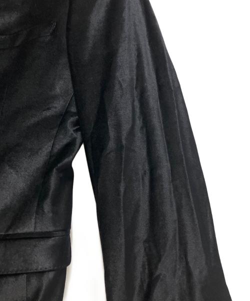 DOLCE & GABBANA（ドルチェ＆ガッバーナ）DOLCE & GABBANA (ドルチェ＆ガッバーナ) ベロアジャケット ブラック サイズ:Lの古着・服飾アイテム