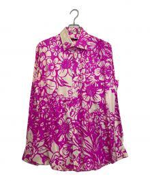 GUCCI（グッチ）の古着「シルクシャツ」｜ピンク