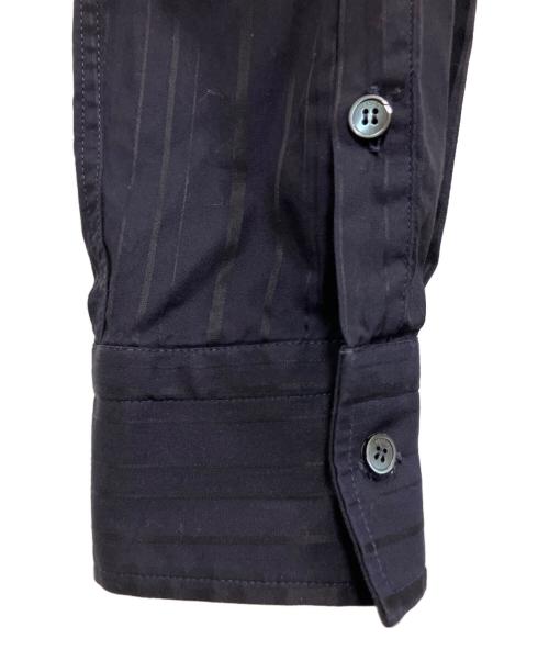 VERSACE（ヴェルサーチェ）VERSACE (ヴェルサーチェ) ストライプシャツ ネイビー サイズ:XXLの古着・服飾アイテム