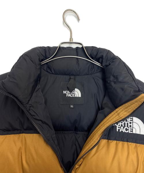 THE NORTH FACE（ザ ノース フェイス）THE NORTH FACE (ザ ノース フェイス) ダウンジャケット ブラック×ブラウン サイズ:XLの古着・服飾アイテム